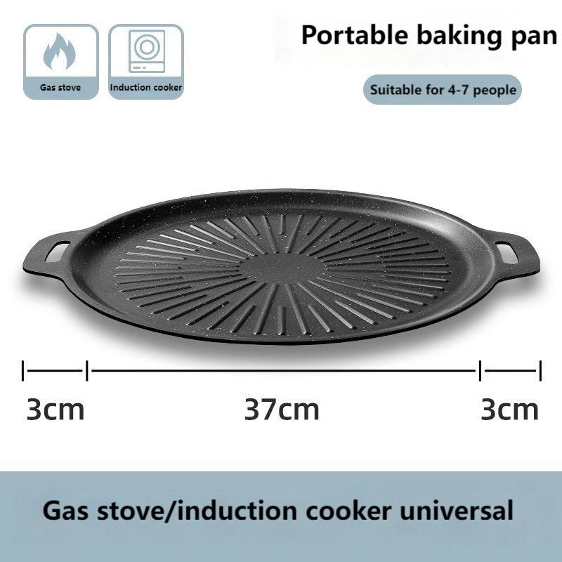 Household non-stick cooktop induction cooker cassette stove outdoor baking pan