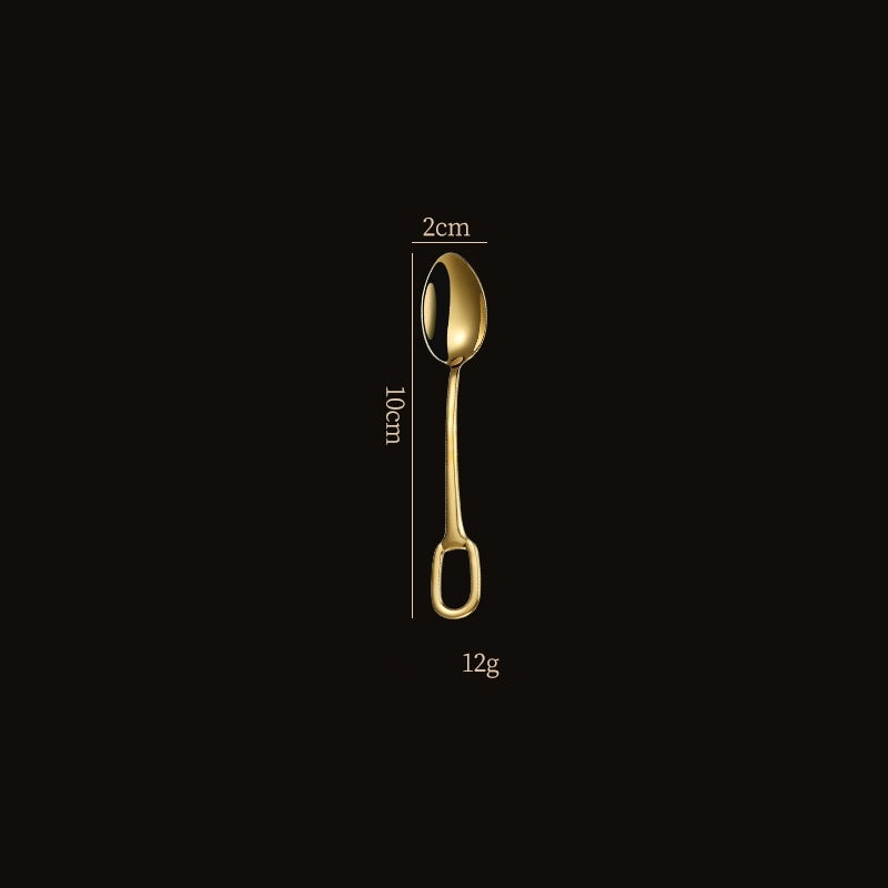 Creative Stainless Steel Hanging Hole Western Tableware