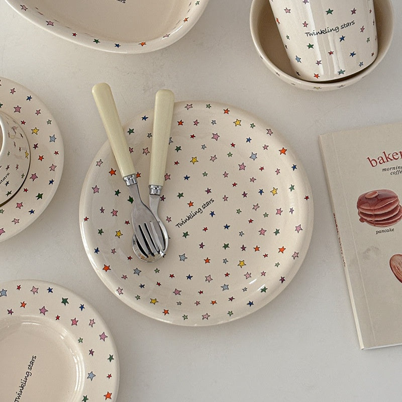 Colorful Star Tableware Set Of Six Pieces