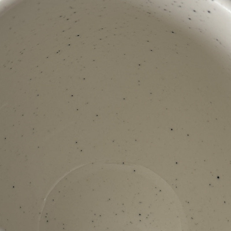 Hand-Painted Style Red Handle Christmas Ceramic Mug