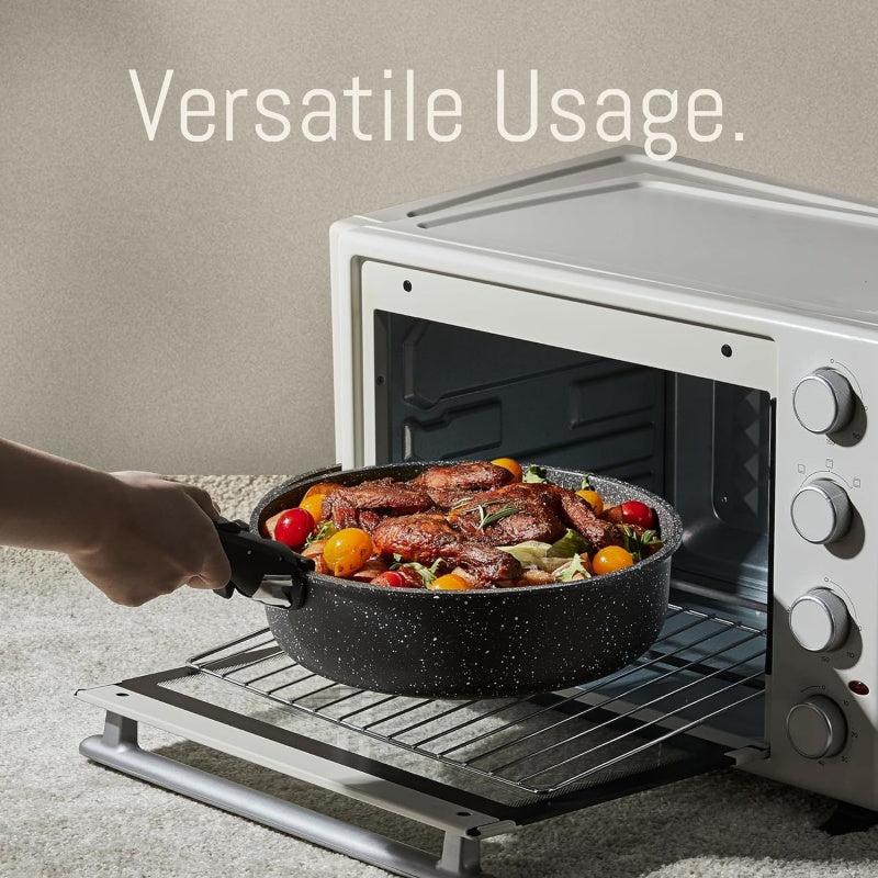 Detachable Handle Household Non-Stick Cookware Set Portable Storage Bag