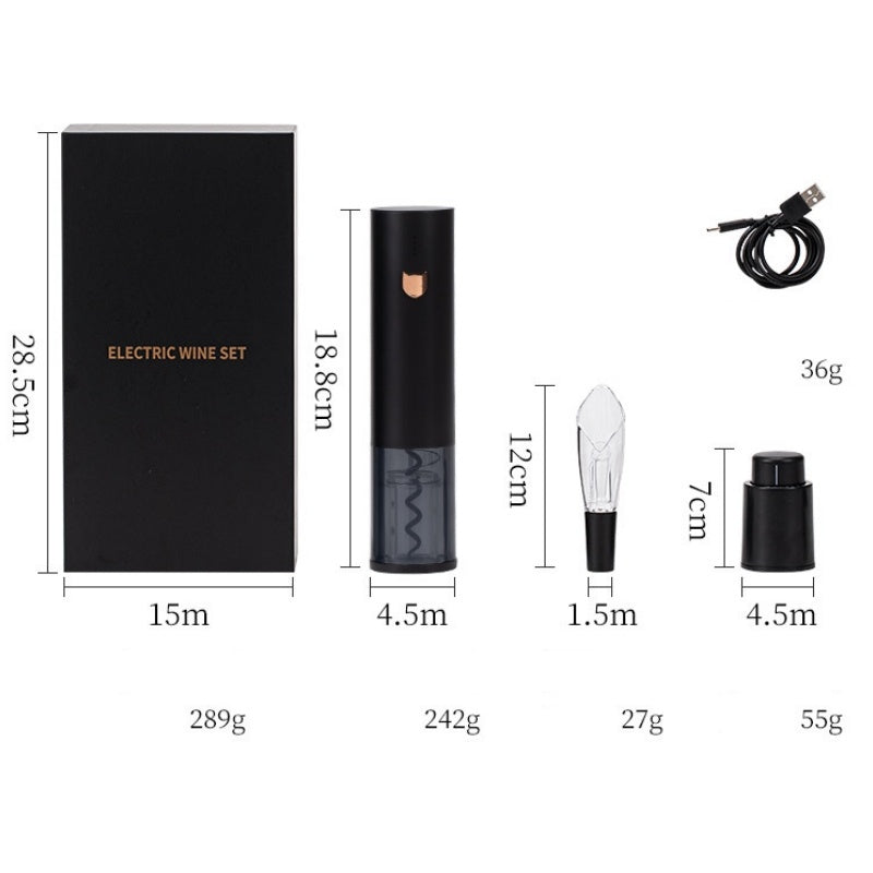 Electric Wine Bottle Opener Gift Set For Wine Accessories