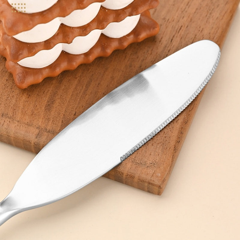 Stainless Steel Western Tableware With Rosewood Handles