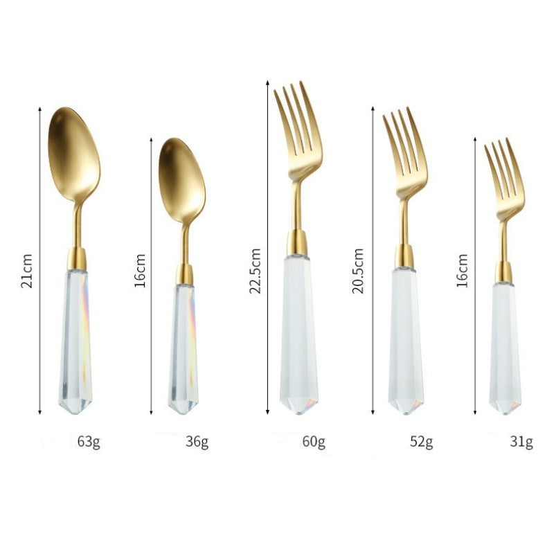 Acrylic Stainless Steel Western-Style Knives And Tableware