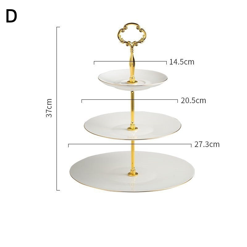 Three-Tiered Afternoon Tea, Pastry And Dessert Racks