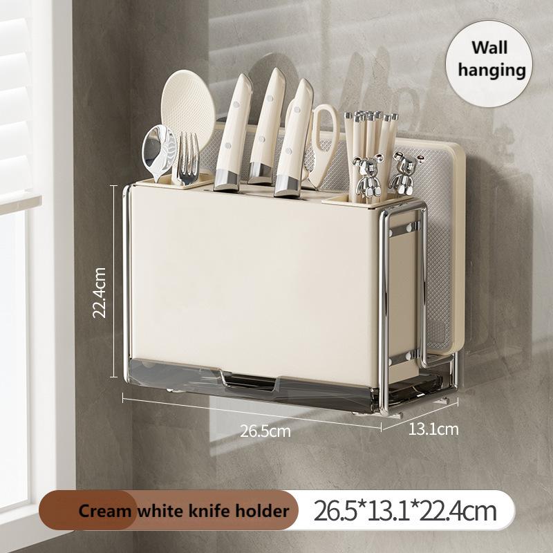Magnetic stainless steel tool holder cream ins multi-function tool holder