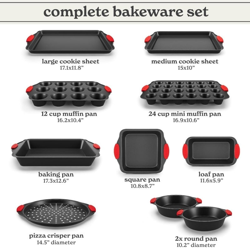 Ten-Piece Set Of High-Temperature Resistant Baking Trays For Home Baking Molds