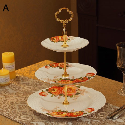 Three-Tiered Afternoon Tea, Pastry And Dessert Racks