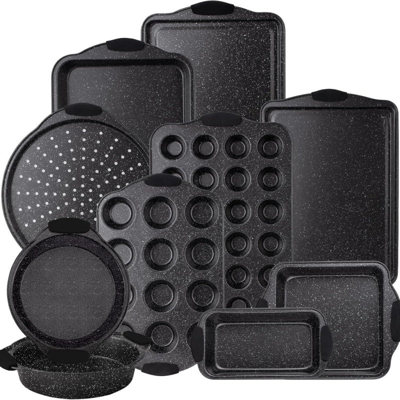 Ten-Piece Set Of High-Temperature Resistant Baking Trays For Home Baking Molds