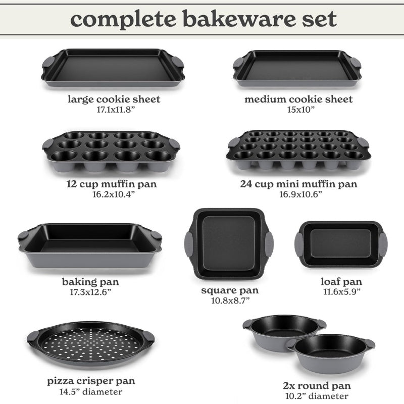 Ten-Piece Set Of High-Temperature Resistant Baking Trays For Home Baking Molds