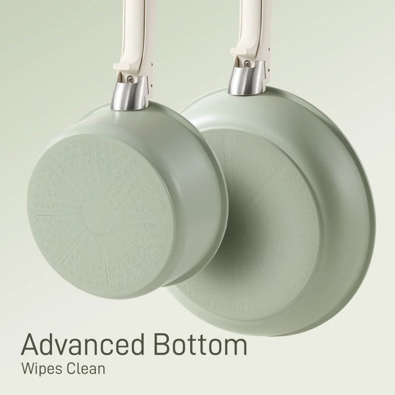 Simple Four-Hole Egg Frying Pan With Detachable Handle Set