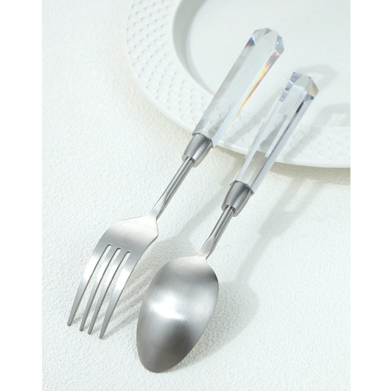 Acrylic Stainless Steel Western-Style Knives And Tableware