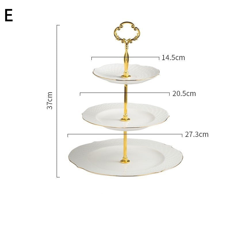 Three-Tiered Afternoon Tea, Pastry And Dessert Racks