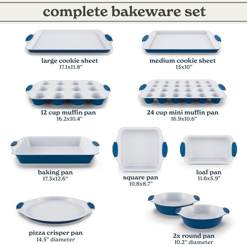 Ten-Piece Set Of High-Temperature Resistant Baking Trays For Home Baking Molds