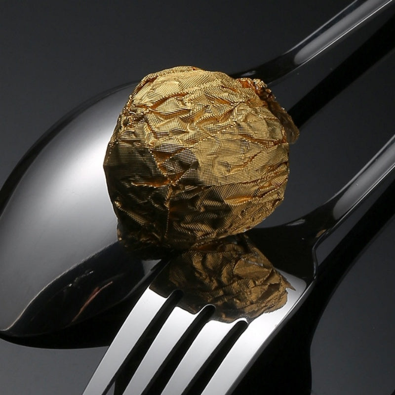 Court-Style Relief Stainless Steel Western Tableware