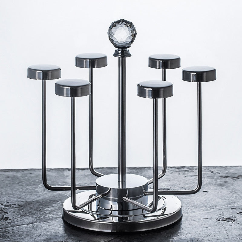 Creative Stainless Steel Draining Cup Storage Rack