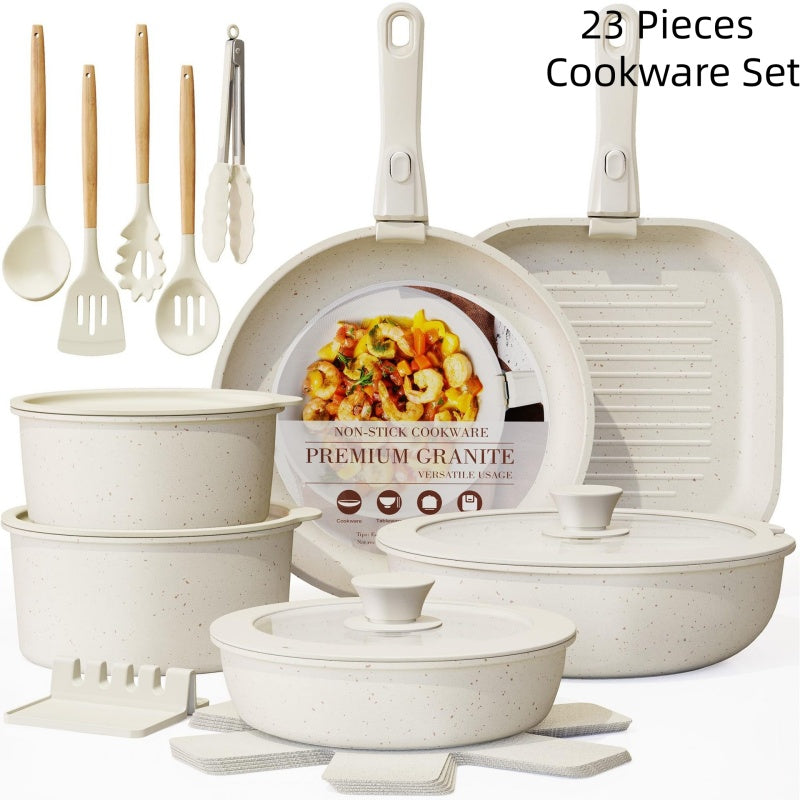 Detachable Set Pot Kitchen Household Tourmaline Non-Stick Pan