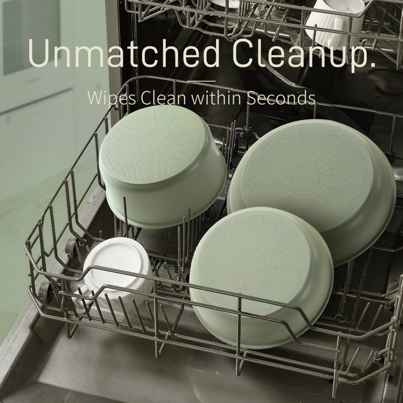 Simple Four-Hole Egg Frying Pan With Detachable Handle Set