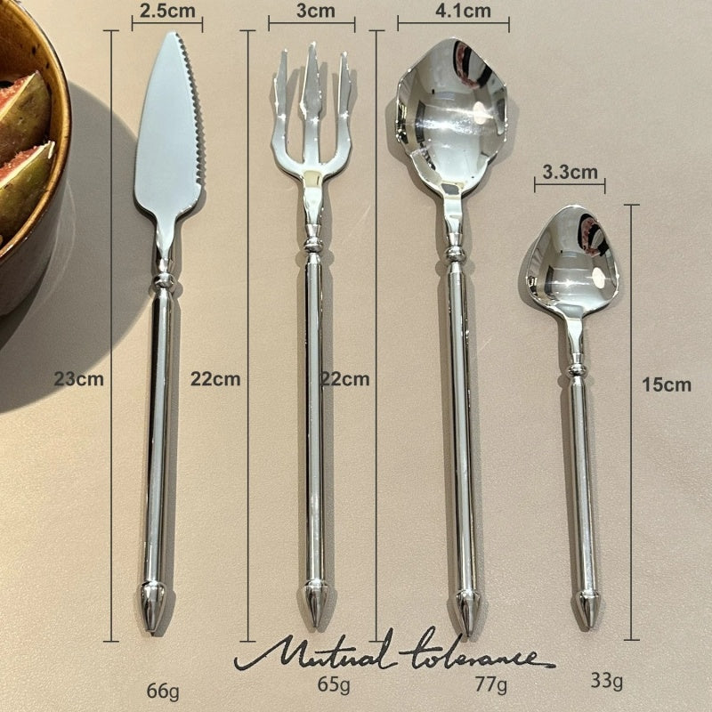 Creative Stainless Steel Ocean Series Western Tableware