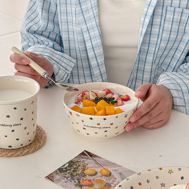 Colorful Star Tableware Set Of Six Pieces