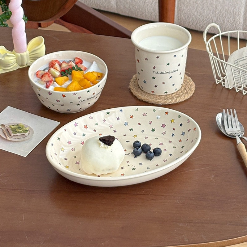 Colorful Star Tableware Set Of Six Pieces