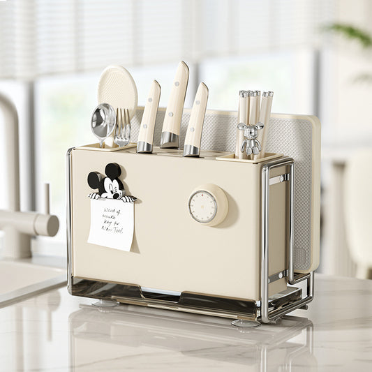 Magnetic stainless steel tool holder cream ins multi-function tool holder