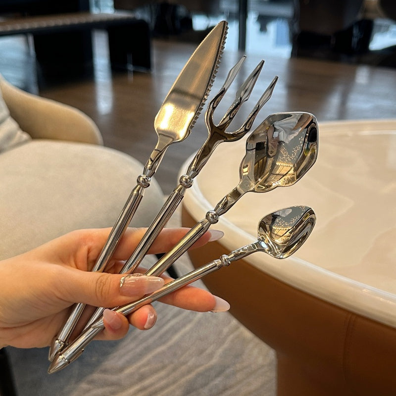 Creative Stainless Steel Ocean Series Western Tableware