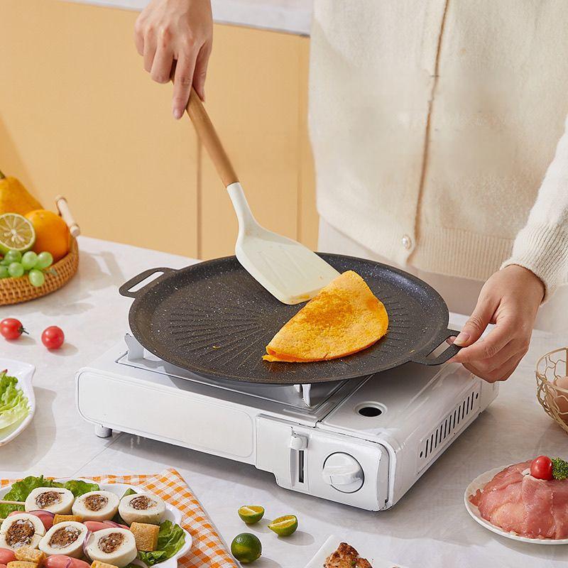 Household non-stick cooktop induction cooker cassette stove outdoor baking pan