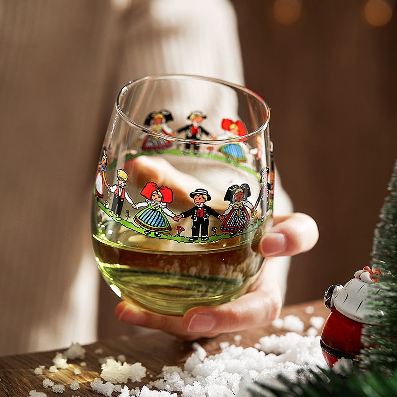 Alsatians' Creative Household Glass Cups And Tea Cups