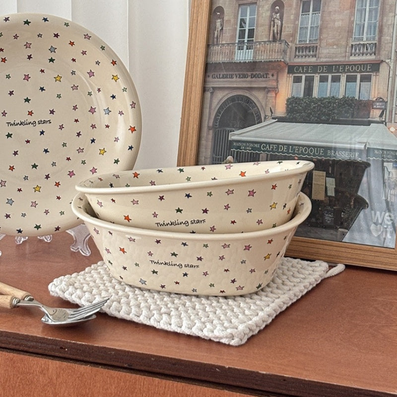 Colorful Star Tableware Set Of Six Pieces