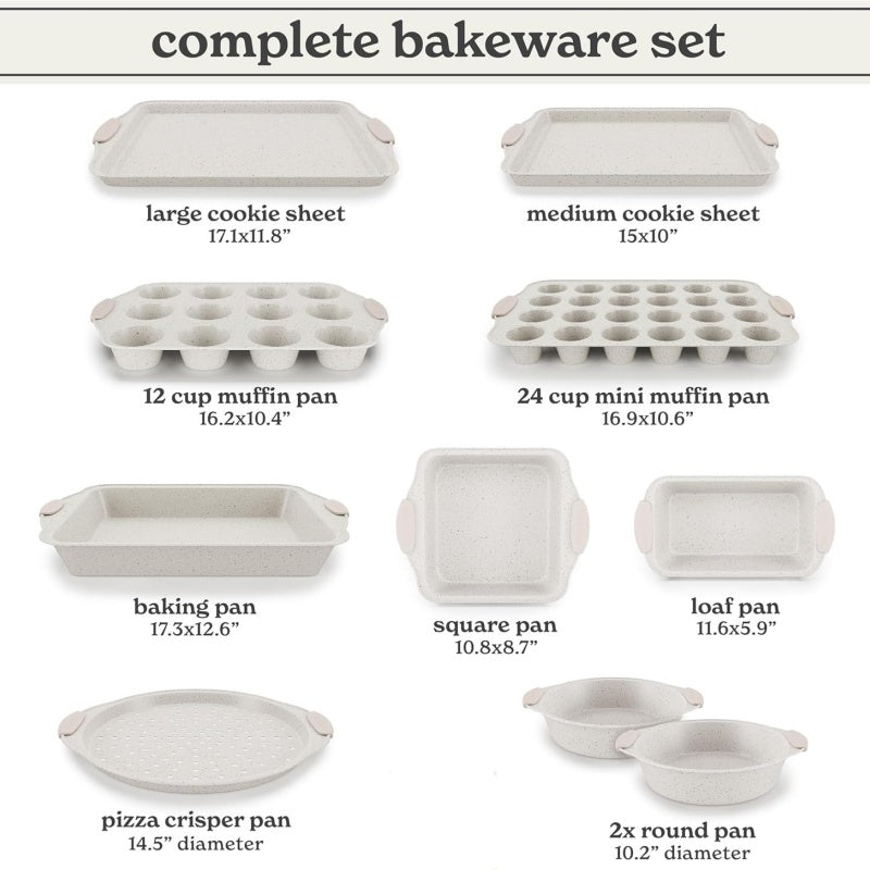 Ten-Piece Set Of High-Temperature Resistant Baking Trays For Home Baking Molds