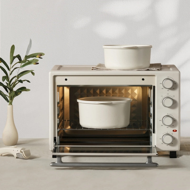 Simple Four-Hole Egg Frying Pan With Detachable Handle Set