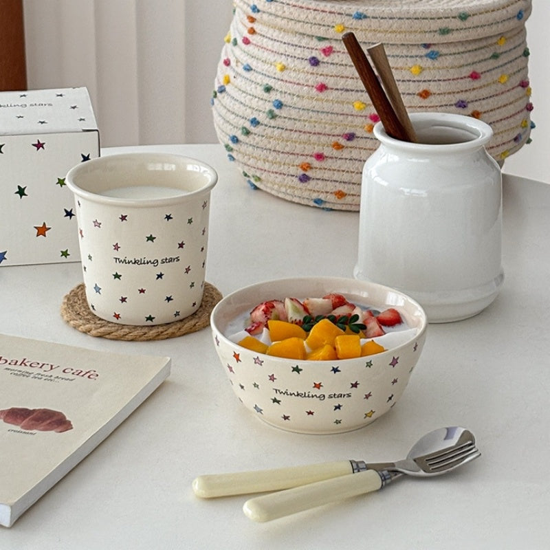 Colorful Star Tableware Set Of Six Pieces