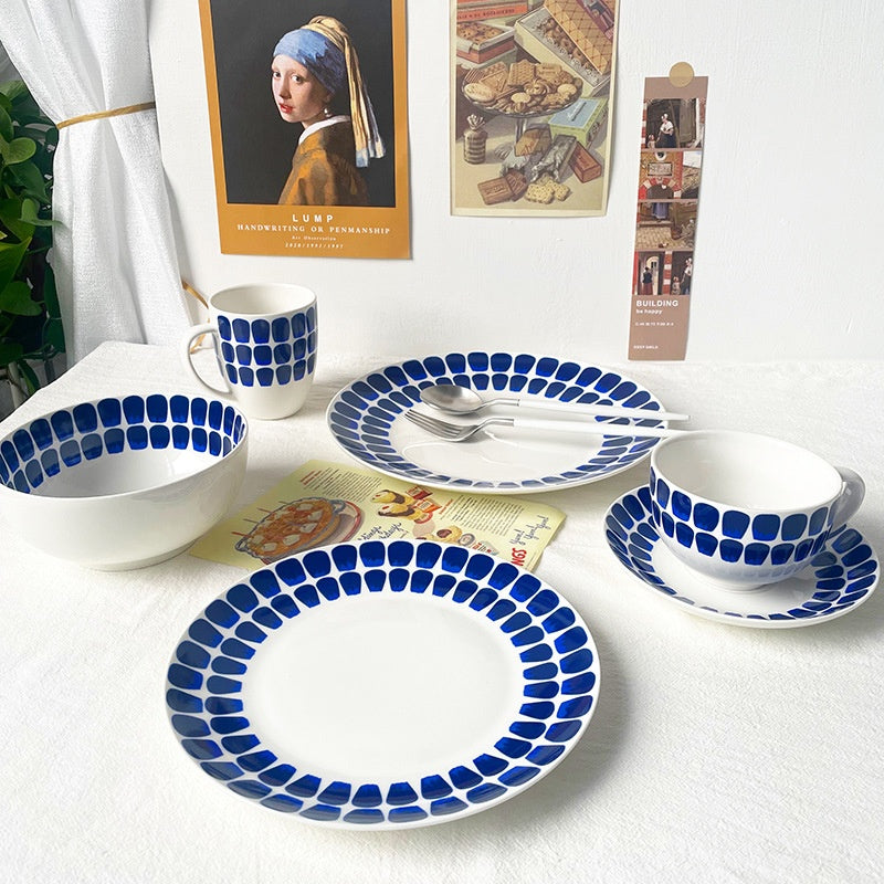 Western Food Plate Household Dish Salad Bowl Coffee Cup Saucer Mug