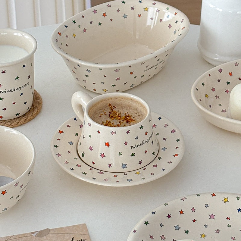 Colorful Star Tableware Set Of Six Pieces