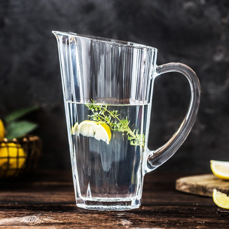 Lead-Free Crystal Glass Water Bottle