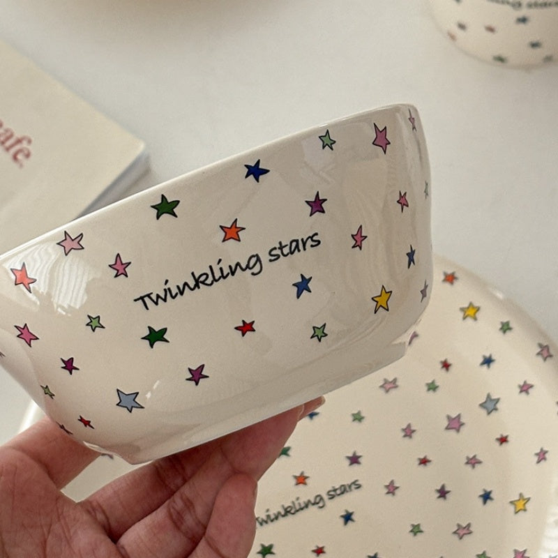 Colorful Star Tableware Set Of Six Pieces