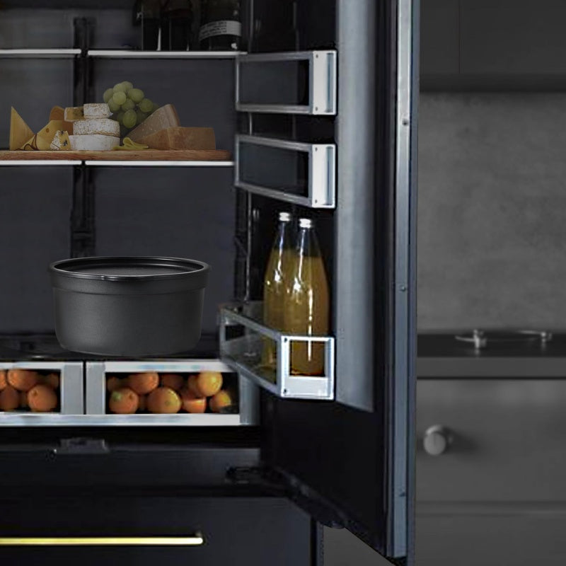 Black Detachable Handle Household Non-Stick Pan 20-Piece Set