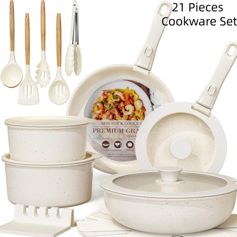 Detachable Set Pot Kitchen Household Tourmaline Non-Stick Pan