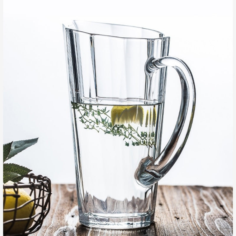 Lead-Free Crystal Glass Water Bottle