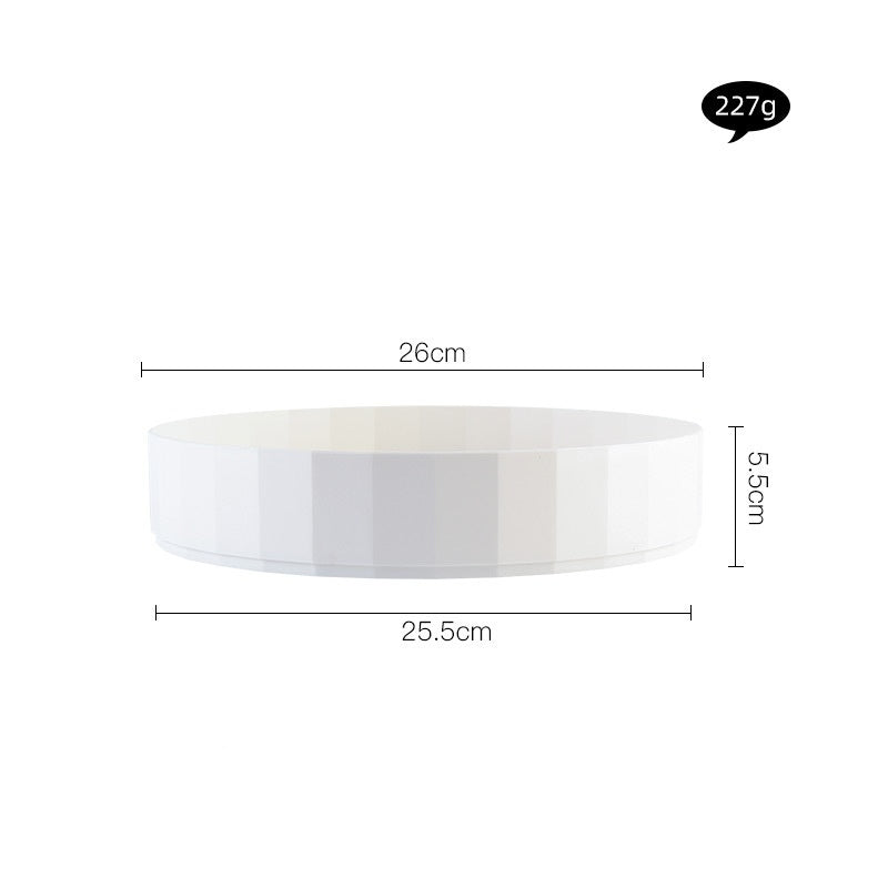 Multi-Functional Plastic Tray For Rotating Kitchen Countertop Storage