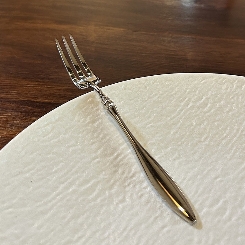 Retro Stainless Steel Mirror-Polished Western Tableware