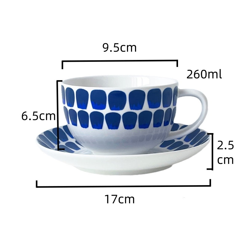 Western Food Plate Household Dish Salad Bowl Coffee Cup Saucer Mug