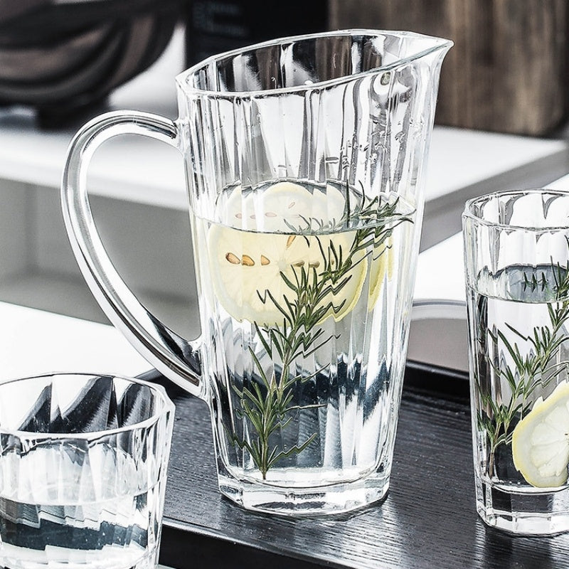 Lead-Free Crystal Glass Water Bottle