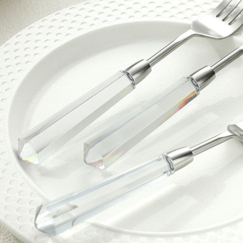 Acrylic Stainless Steel Western-Style Knives And Tableware