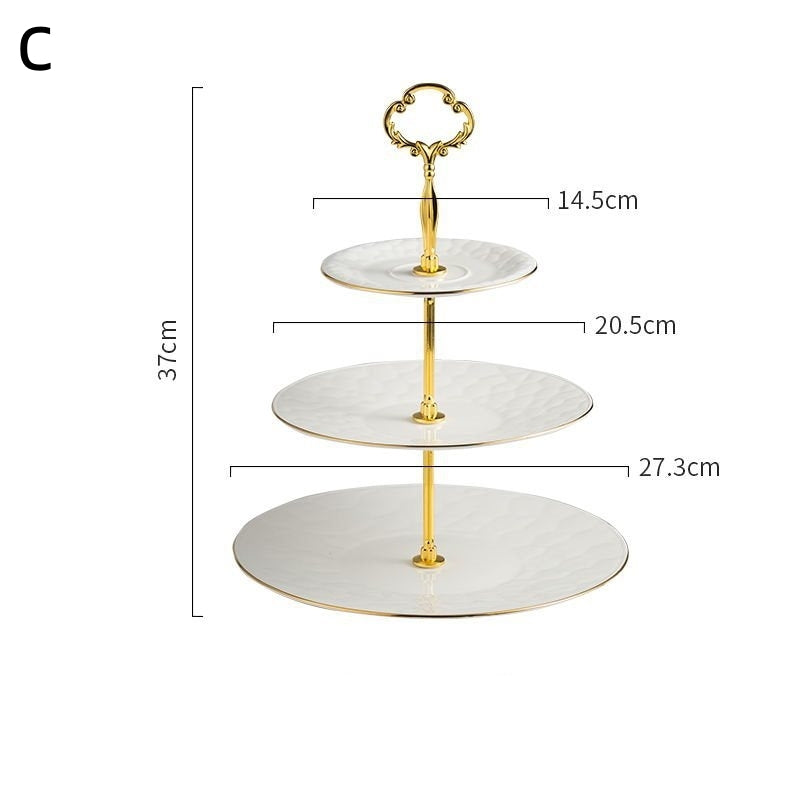 Three-Tiered Afternoon Tea, Pastry And Dessert Racks