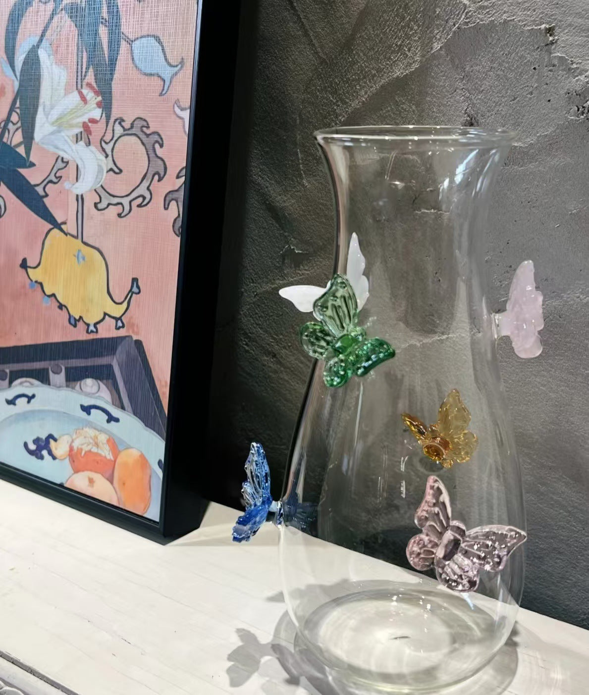 Design original hand-made butterfly vase cooling kettle