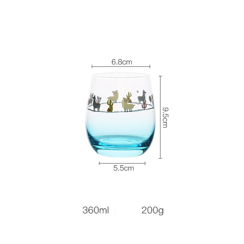 Alsatians' Creative Household Glass Cups And Tea Cups