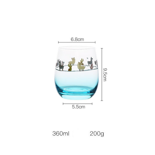 Alsatians' Creative Household Glass Cups And Tea Cups