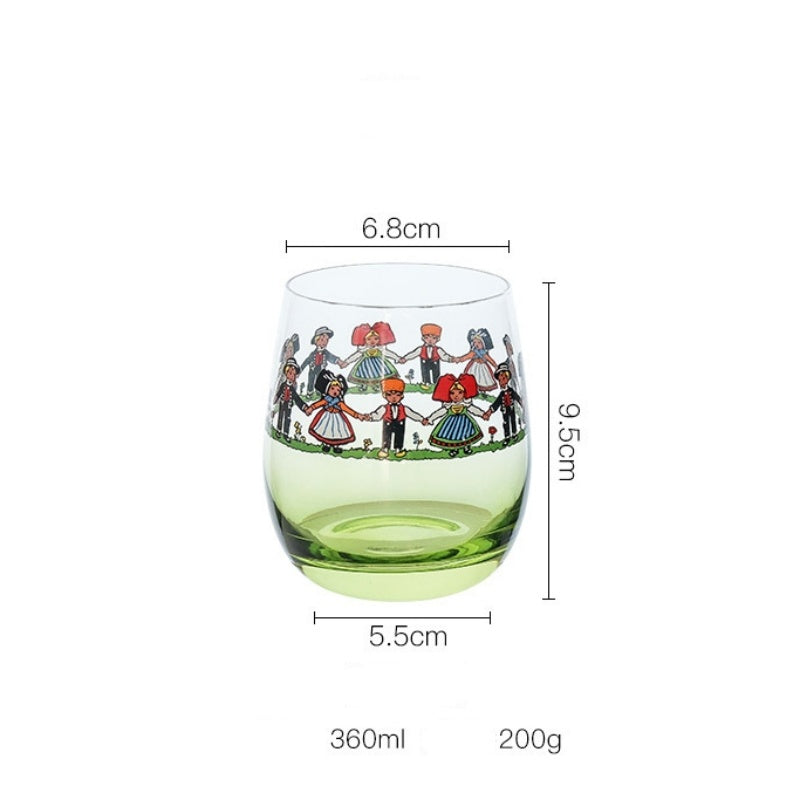 Alsatians' Creative Household Glass Cups And Tea Cups